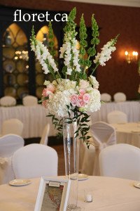 Wedding Centerpiece At The Old Mill | Floret.ca