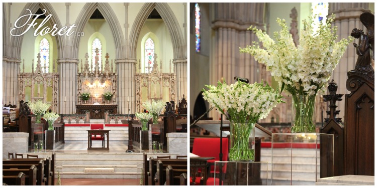 Wedding At St. Paul's Anglican Church | Floret.ca