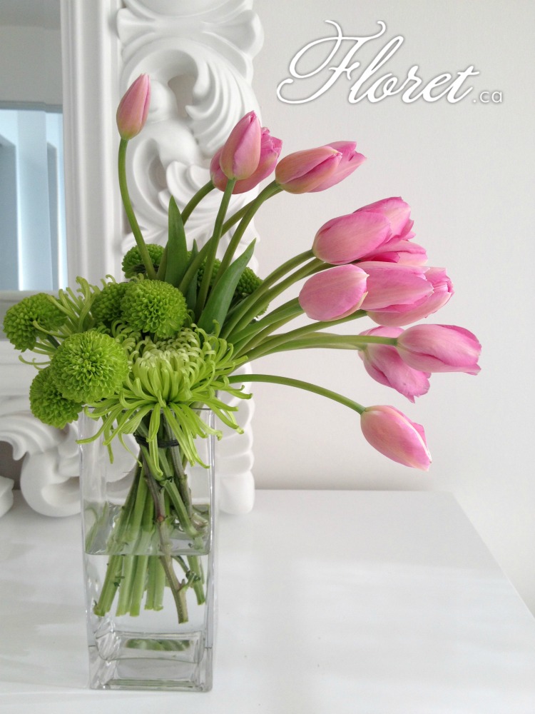 Tulip Centerpiece | Floret.ca